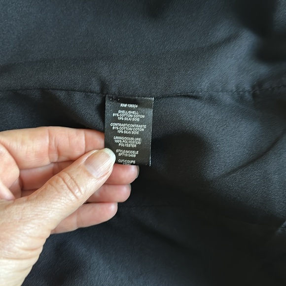 Halston Black and White Bell Skirt Dress - Picture 5 of 5